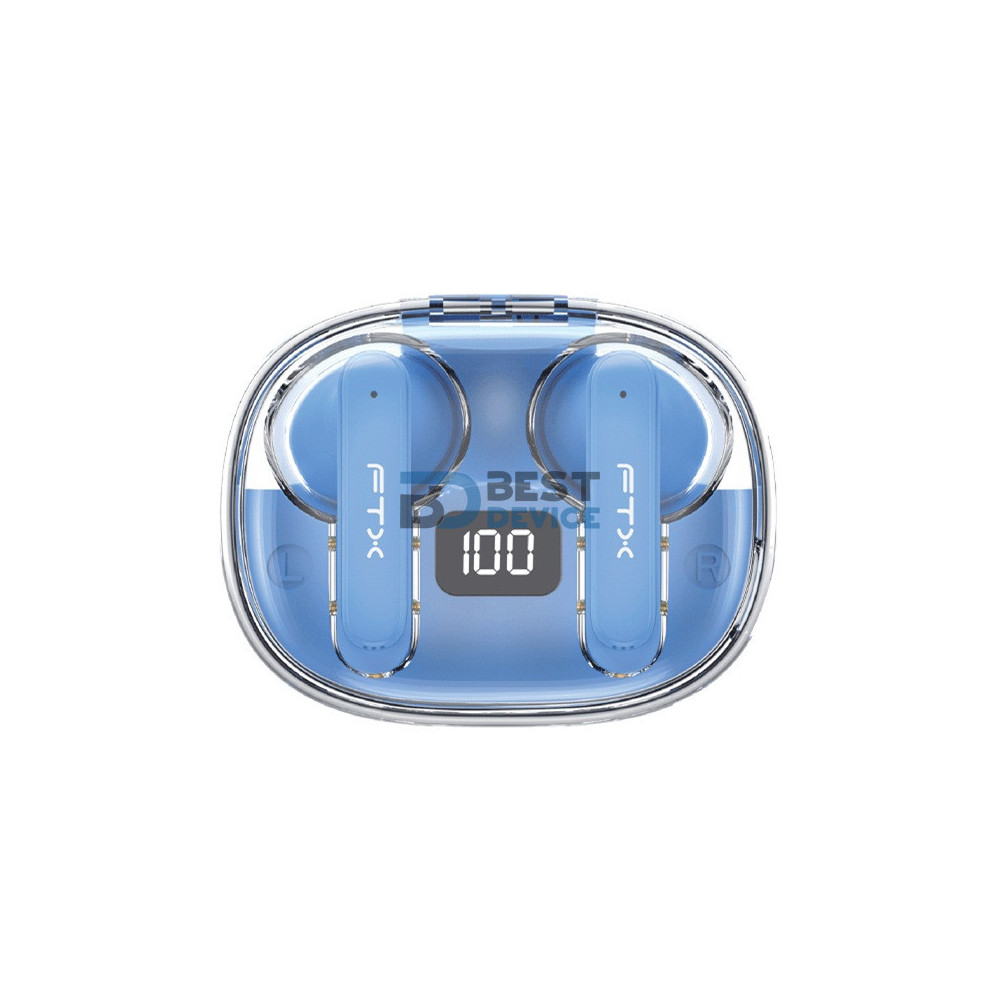 AURICULAR FTX E80-BL BT/MIC/ENC/TOUCH/IPX6/AZUL 124634