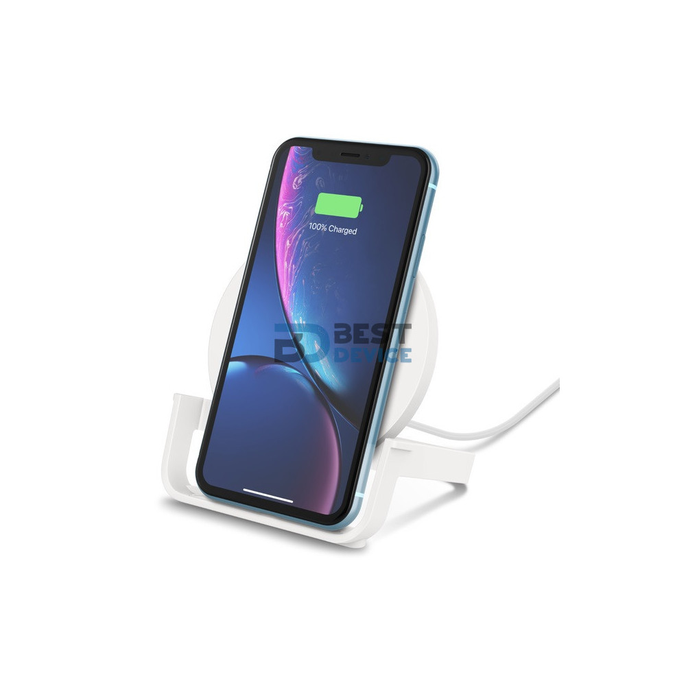 CARGADOR BELKIN STAND PAD 10W WIB001TTWH