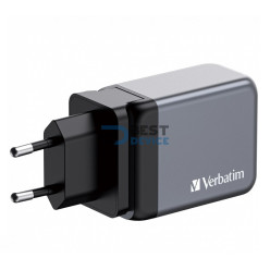 CARGADOR DE PARED VERBATIM GAN DE 65W