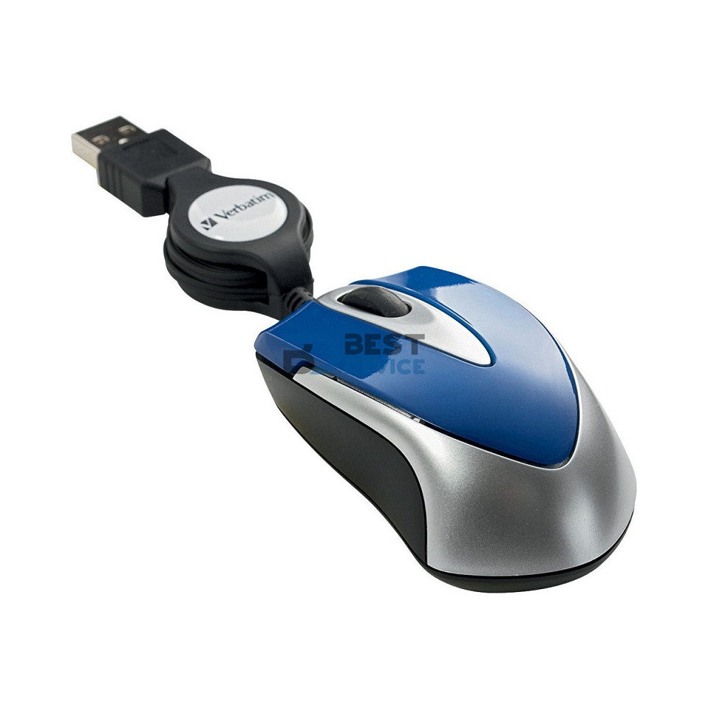 MOUSE VERBATIM 97249 MINI TRAVEL AZUL