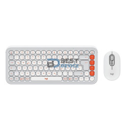 TECLADO LOGITECH 920-013055 POP ICON COMBO WIR BLANCO