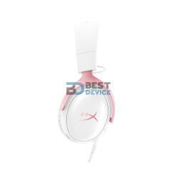 AURICULAR GAMER HYPERX CLOUD III 9W1Q4AA MIC/USBC/USBA/3.5MM/BLAN/ROSA