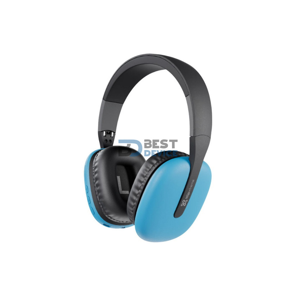 AURICULAR KLIP XTREME HEADSET ZOUNDTUNE KWH-010BL MIC/BT/1 JACK/3.5MM/AZUL