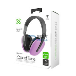 AURICULAR KLIP XTREME HEADSET ZOUNDTUNE KWH-010PR MIC/BT/1 JACK/3.5MM/LILA