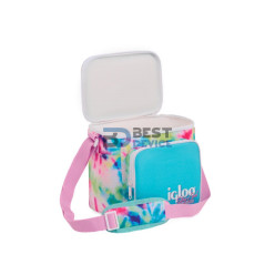 BOLSA TÉRMICA IGLOO 9 LATAS RETRO SQUARE LUNCH T-DYE 63085
