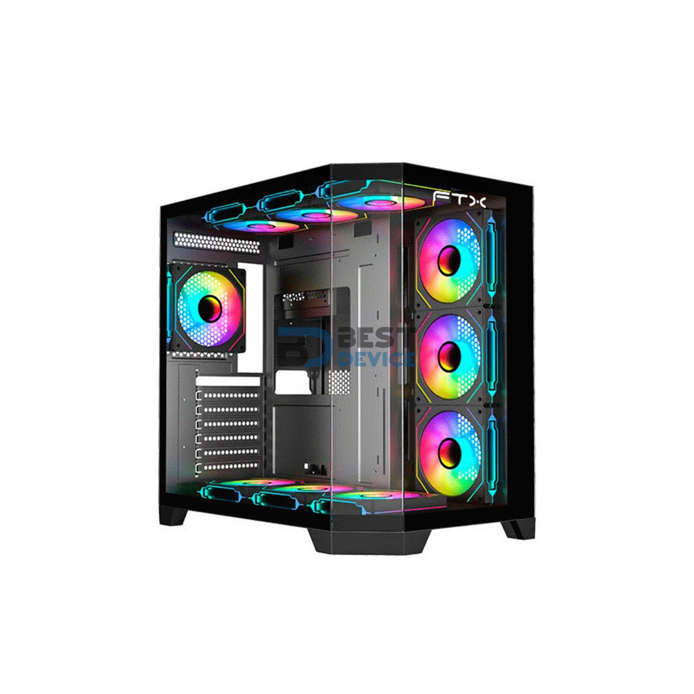 GABINETE GAMER FTX FTX-TANKBK ATX/MATX/MITX NEGRO 121046