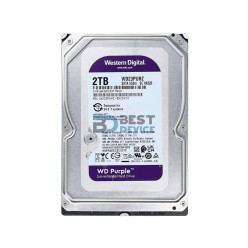 DISCO DURO WESTERN DIGITAL SATA3 2TB PURPLE 5400 64MB WD23PURZ SURVEILLANCE