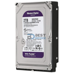DISCO DURO WESTERN DIGITAL SATA3 2TB PURPLE 5400 64MB WD23PURZ SURVEILLANCE