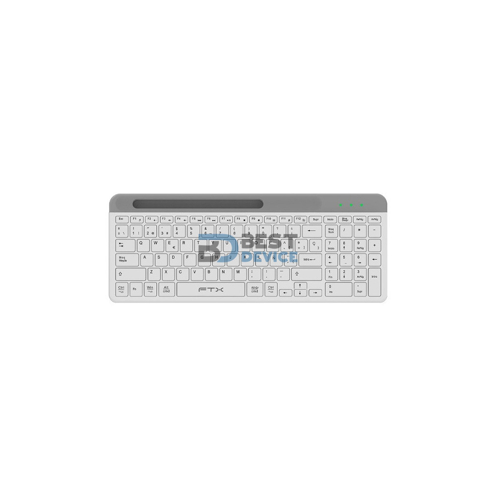 TECLADO WIR/BT FTXB105 ESP/BLAN