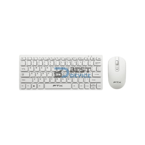 TECLADO+MOUSE WIR FTXGK03 POR/BLAN