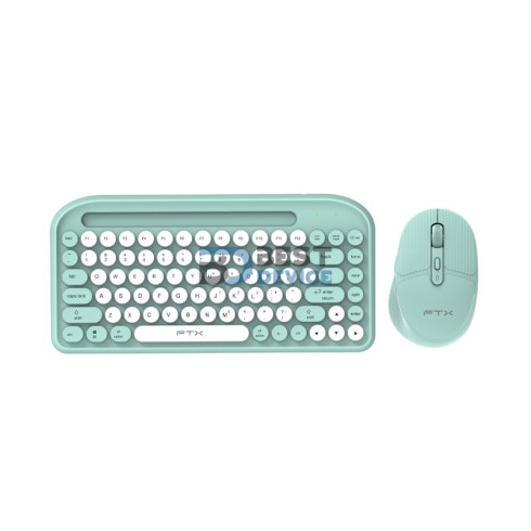 TECLADO+MOUSE WIR/BT FTXGK01 ESP/POP/VERD 106098