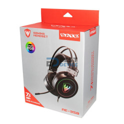 AURICULAR GAMER SATE AE-358 USB RGB CON MICROFONO