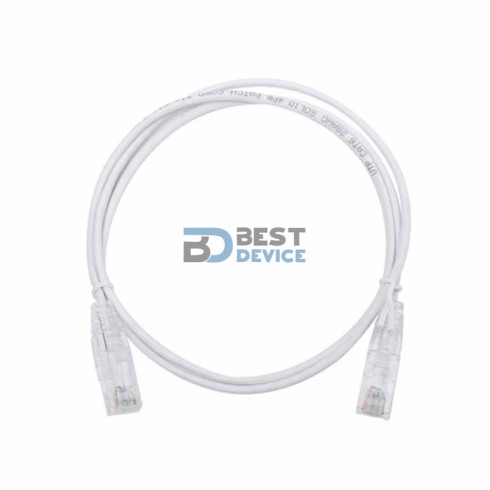 CABLE DE RED SIEMON CAT6 WHITE 1M