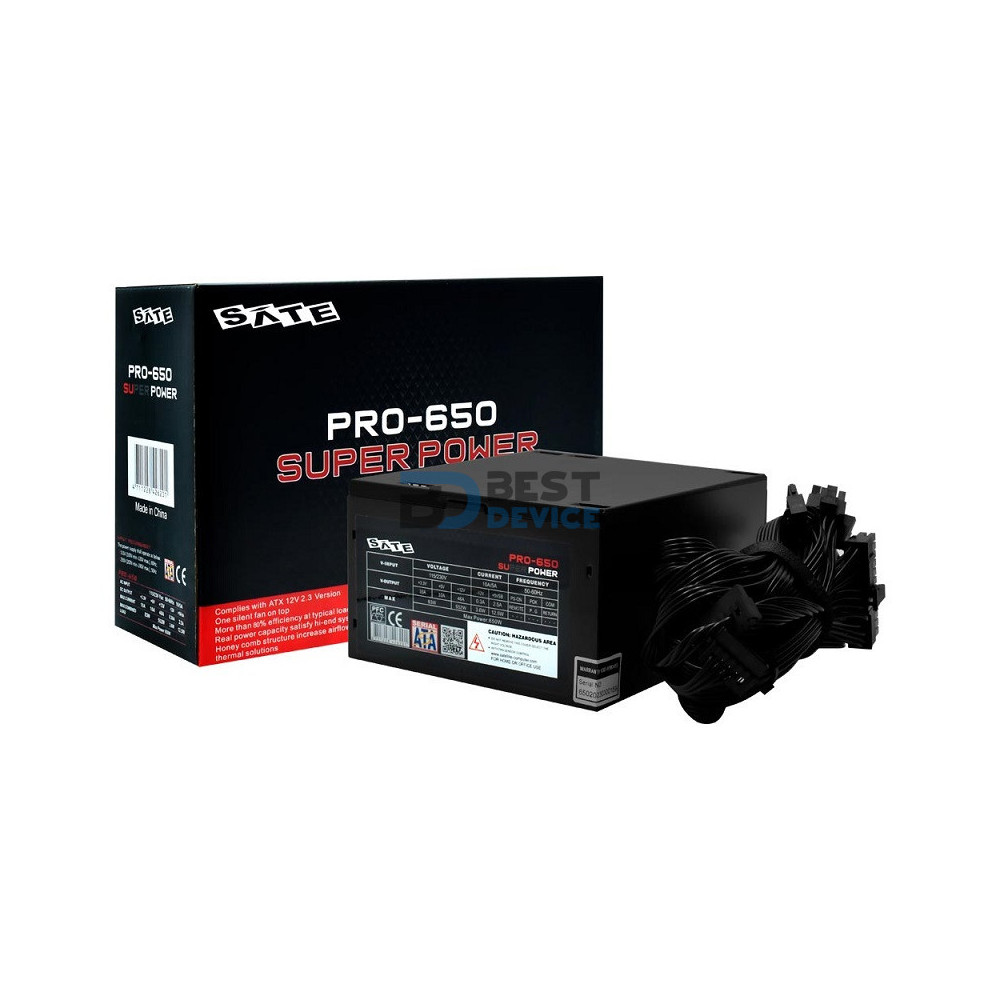 FUENTE SATE 650W PRO-650 12V