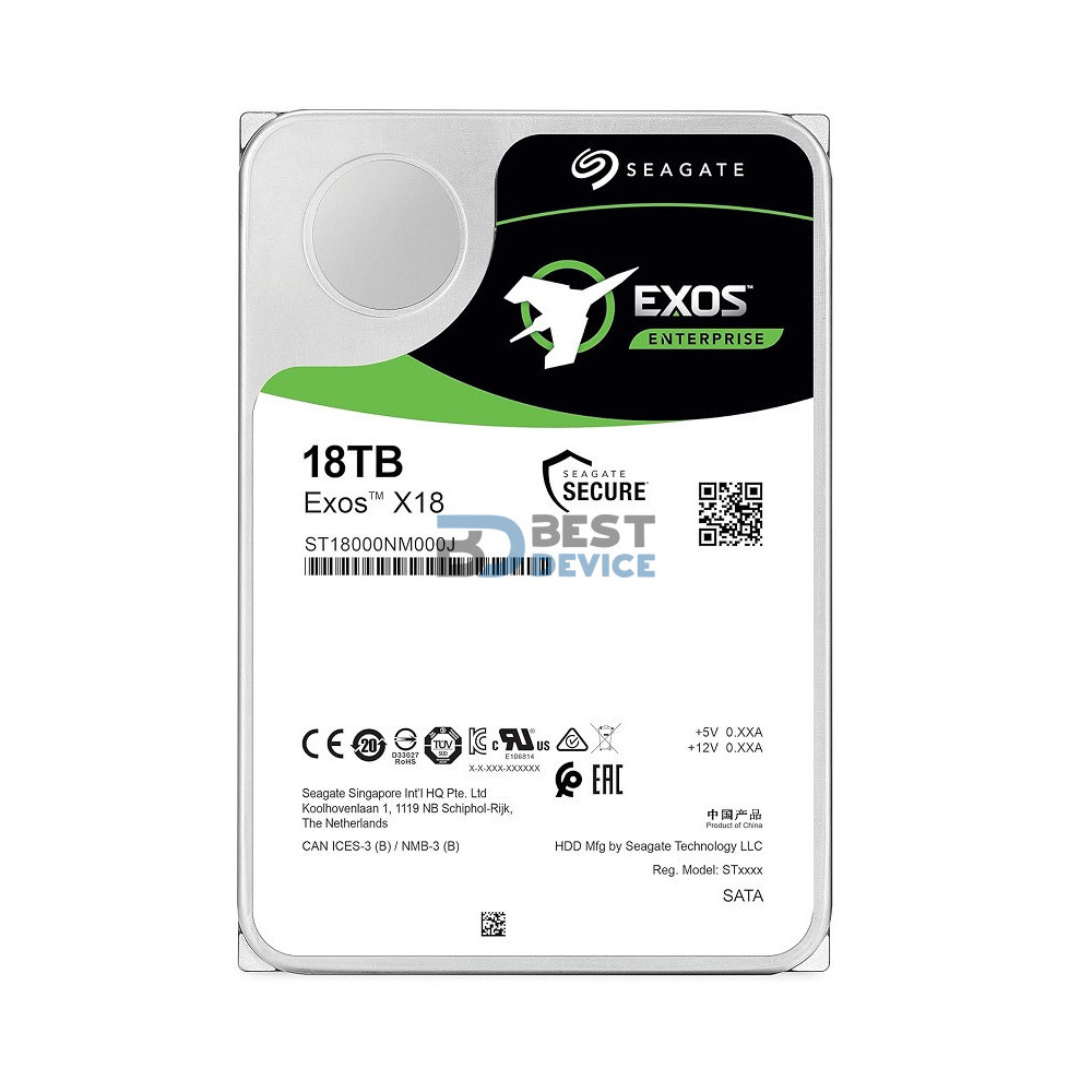 DISCO DURO SEAGATE 18 TB 7200 256MB ENTER EXOS