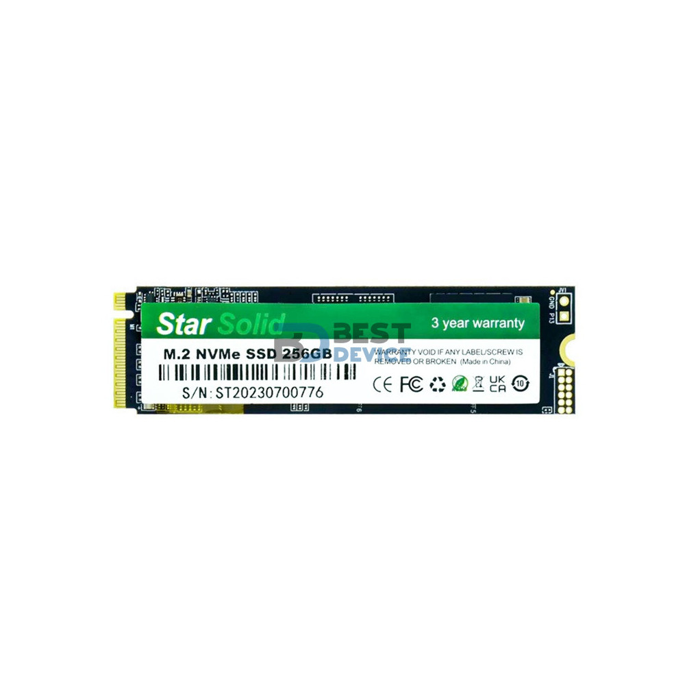 SSD STAR SOLID 256GB NVME PCIE 3.0