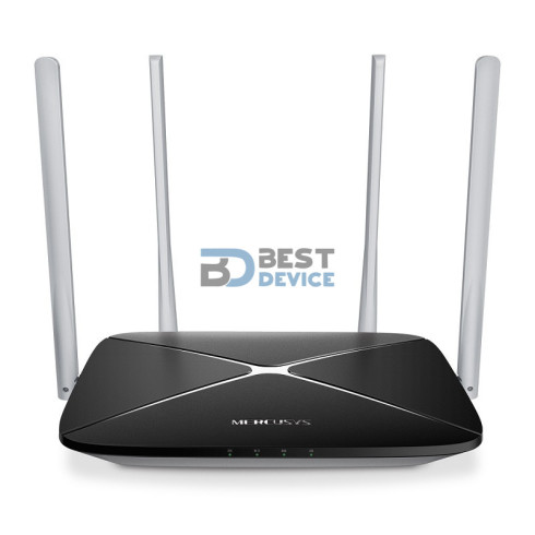 ROUTER MERCUSYS AC1200 DUAL BAND 4 ANTENAS 5DBI