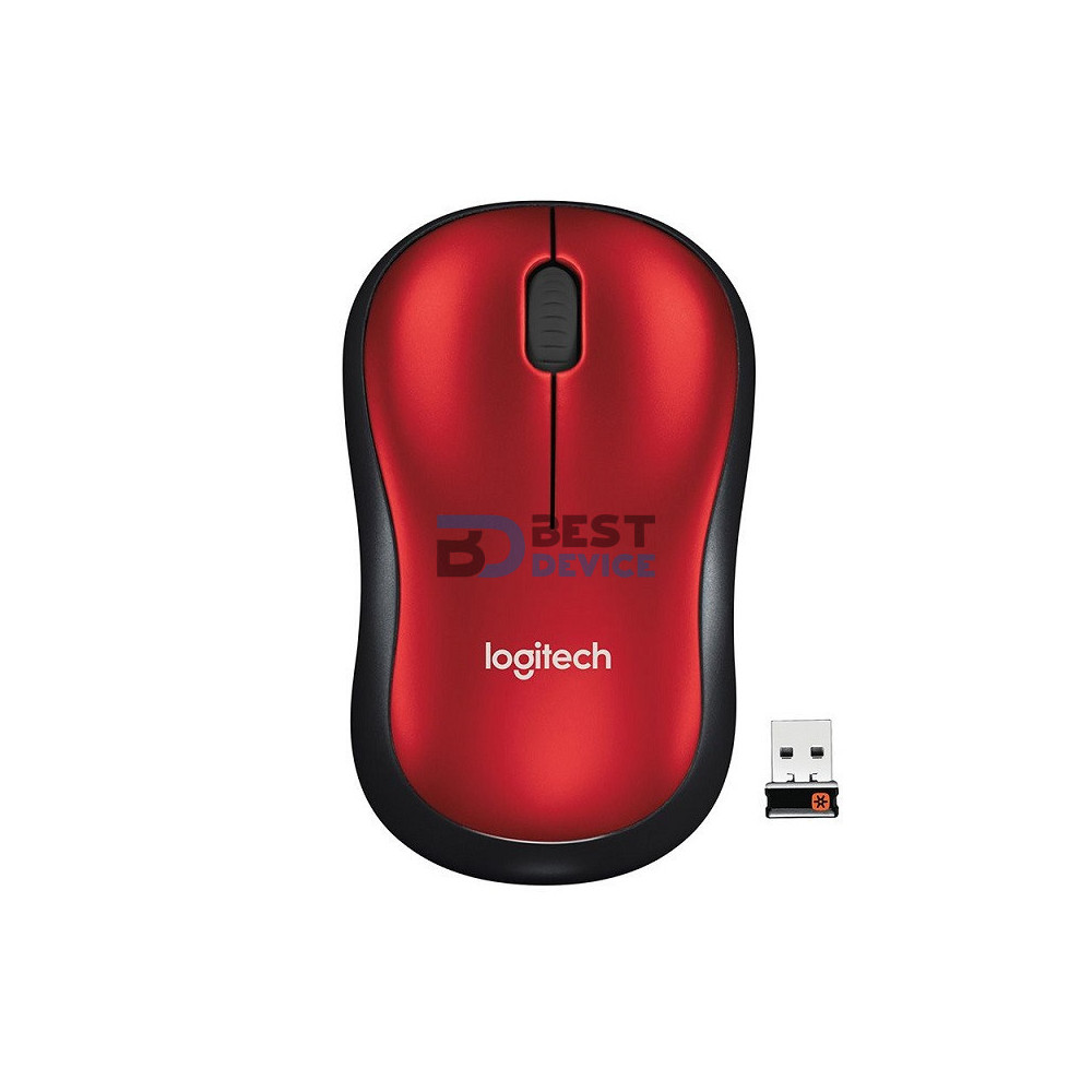 MOUSE LOGITECH 910-003635 M185 ROJO WIR