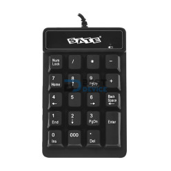 TECLADO NUMERICO SATE AK-187 NEGRO/USB