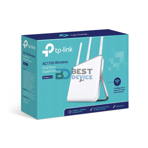 ROUTER TP-LINK W ARCHER C8 AC1750 DUAL BAND