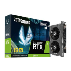 TARJETA GRÁFICA ZOTAC GEFORCE RTX3050 TWIN EDGE OC 6GB ZT-A30510H-1OL