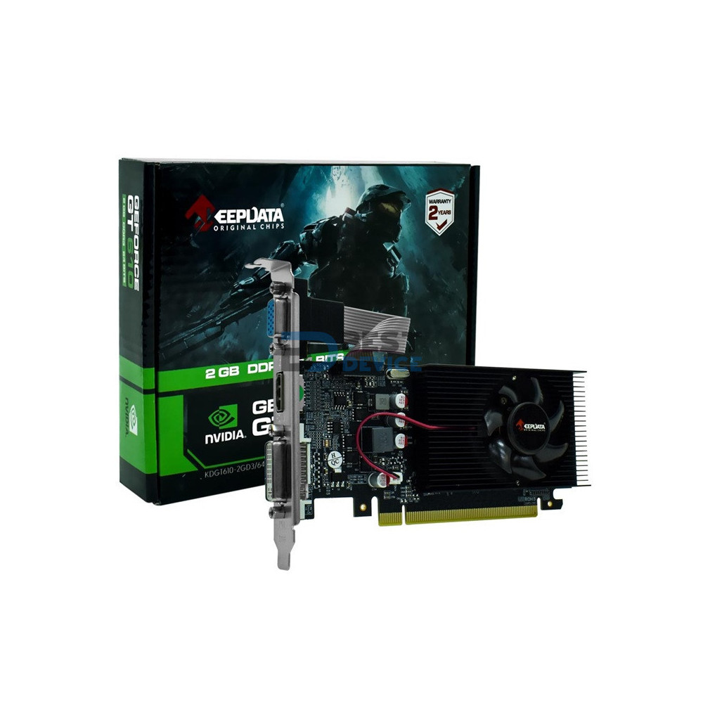 TARJETA GRÁFICA KEEPDATA GT610 2GB DDR3 64B KDGT610-2GD3/64B
