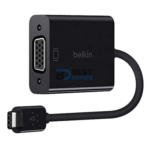 ADAPTADOR BELKIN BLK25 USB-C VGA NEGRO