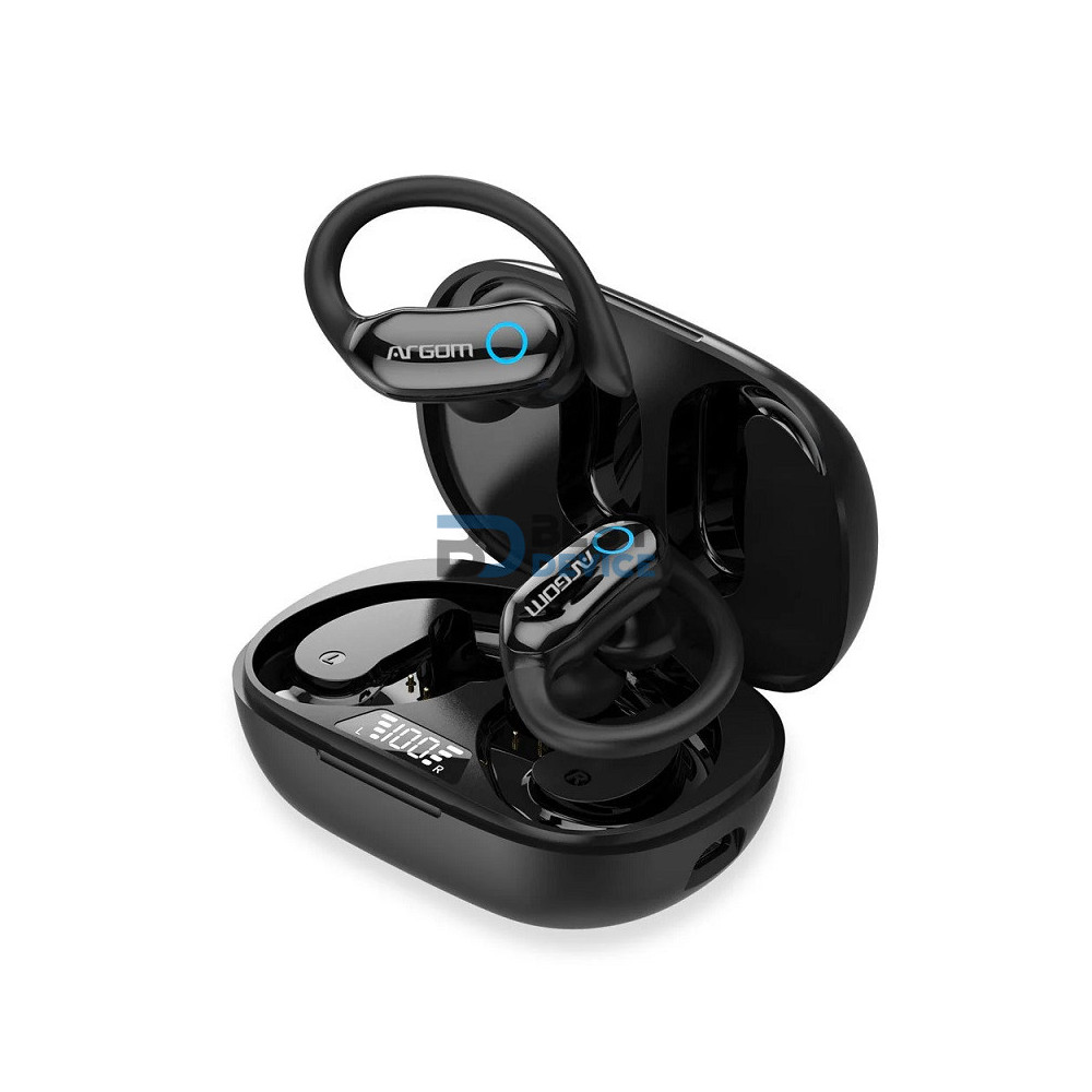 AURICULAR ARGOMTECH ARG-HS-5095BK E95 TIPO-C NEGRO/RES AGUA