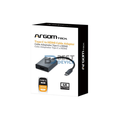 CABLE ADAPTADOR ARGOMTECH ARG-CB-0060 TYPE-C-HDMI