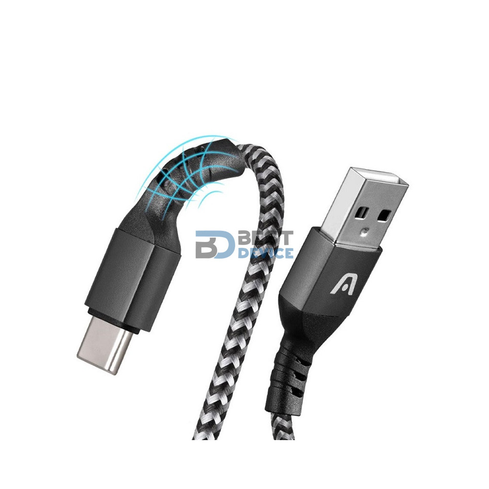CABLE ARGOMTECH ARG-CB-0025BK TIPO C TO USB 1.8M NEGRO