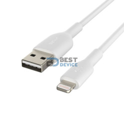 CABLE BELKIN iOS USB-A LIGHT 10" F8J023BT3M-WHT