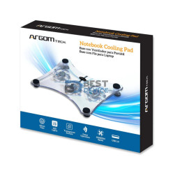 COOLING PAD PARA NOTEBOOK ARGOMTECH ARG-CF-0639 CON 3 VENTILADORES