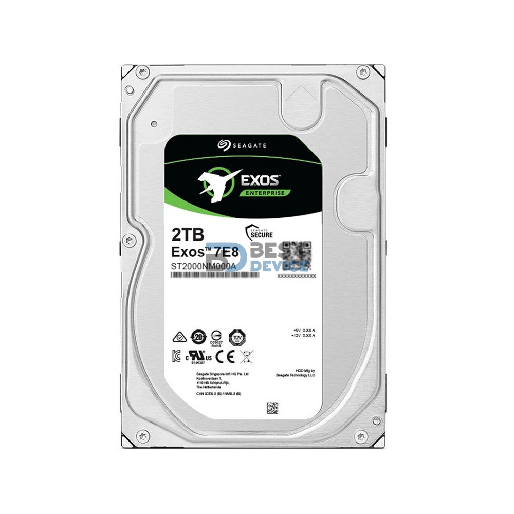 DISCO DURO SEAGATE 2 TB 7200 256MB EXOS