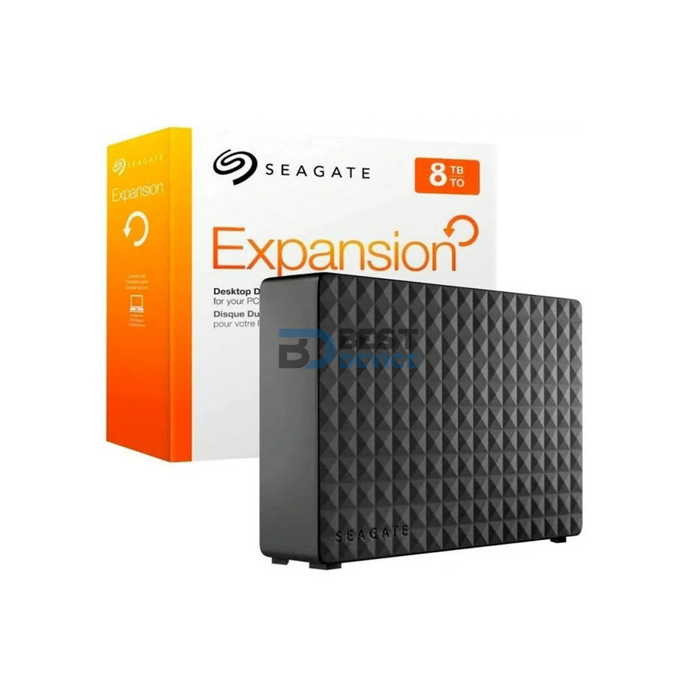 DISCO DURO EXTERNO SEAGATE 8 TB 3.0 USB NEGRO 3.5