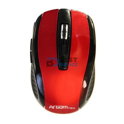 MOUSE ARGOMTECH ARG-MS-0032R WIR ROJO