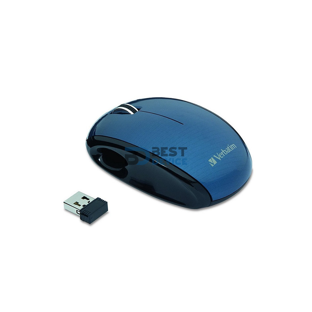 MOUSE VERBATIM INALAMBRICO 97265 MERCURY BLUE