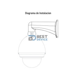 SOPORTE DAHUA PFB303W BRAZO PTZ