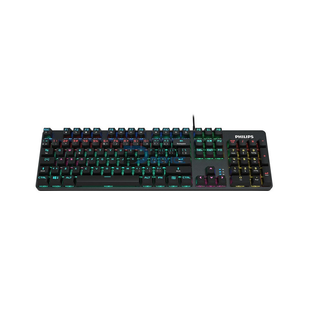 TECLADO GAMER PHILIPS G401 MOMENTUM MECANICO RGB