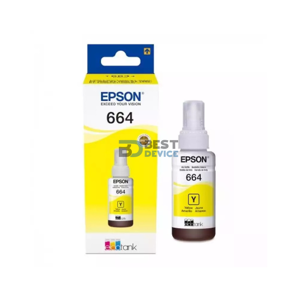 TINTA EPSON T664420 L210/365/555 AMARILLO