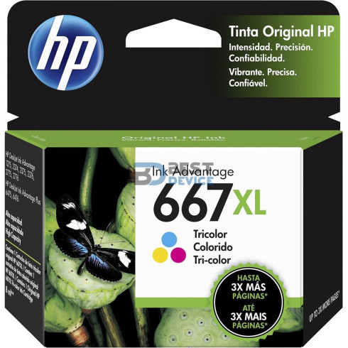 TINTA HP 3YM80AL 667XL COLOR (2375/2775)