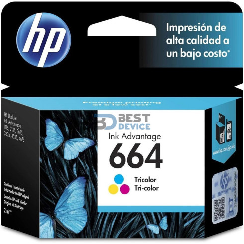 TINTA HP F6V28AL 664 COLOR