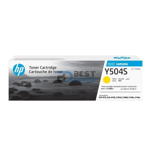 TONER HP SAMSUNG CLT-Y504S YELLOW SU506A