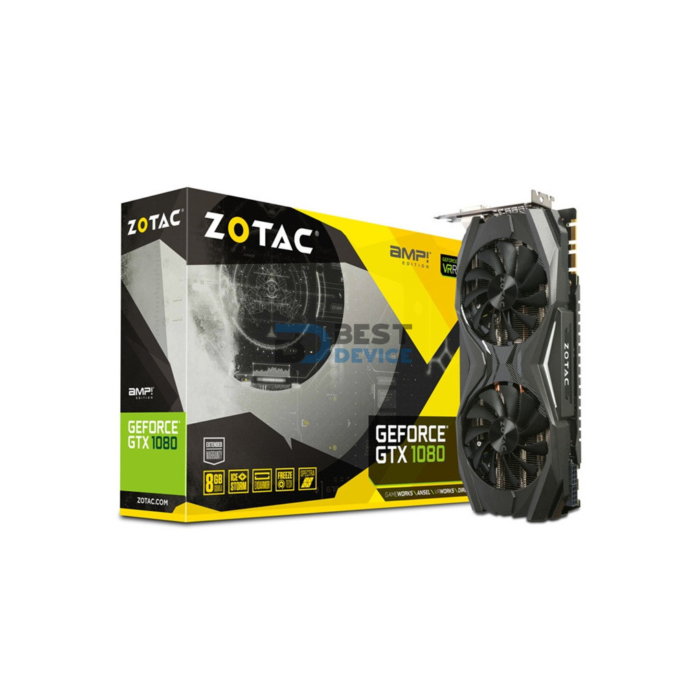 TARJETA GRÁFICA ZOTAC GTX1080 AMP 8G/GDDR5X/256B