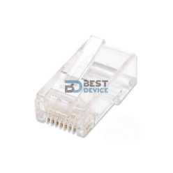 CONECTOR RJ45 CAT6 INTELLINET 502344 POTE DE 100 UNIDADES