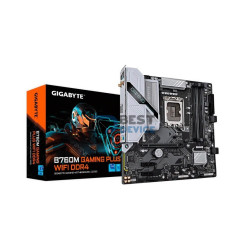 PLACA MADRE GIGABYTE 1700 B760M GAMING PLUS WIFI DDR4 S/R/HDMI/DP/2M2/USB/MATX