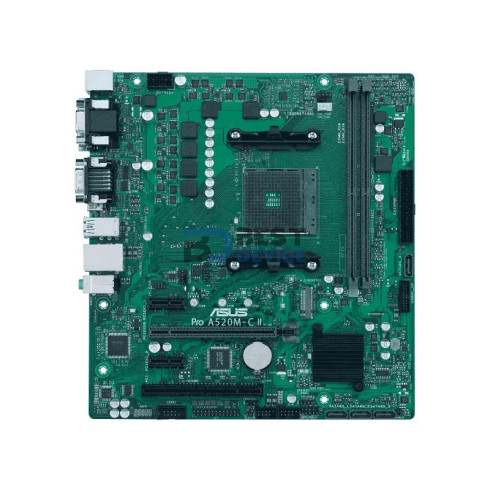 PLACA MADRE ASUS AM4 A520M-C II/CSM PRO V/S/R/HDMI/DP/M2/DDR4/USB3.2/MATX