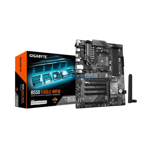 PLACA MADRE GIGABYTE B550 EAGLE WIFI6 AM4/S/R/HDMI/2M2/DDR4/USB3.2/ATX