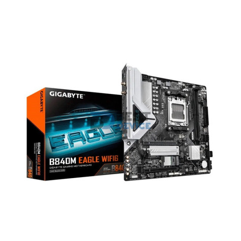 PLACA MADRE GIGABYTE AM5 B840M EAGLE WIFI6 DDR5 S/R/HDMI/DP/2M2/USB3.2/MATX