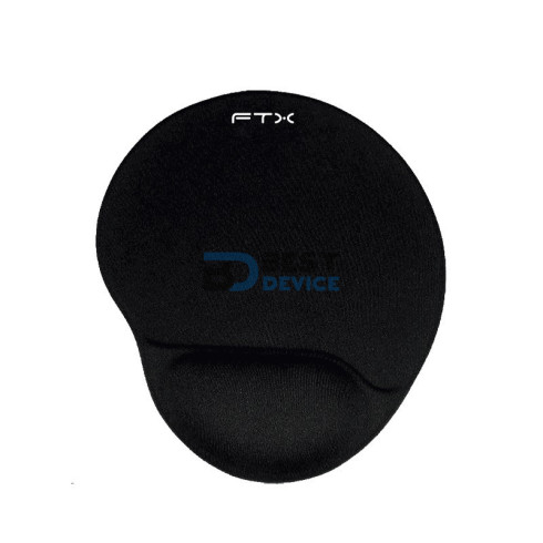 MOUSE PAD FTX FTXMPG01 CON APOYO GEL NEGRO