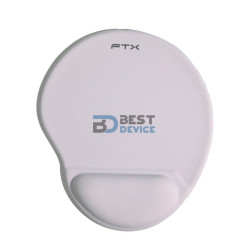 MOUSE PAD FTX FTXMPG01-WH C/APOYO GEL BLANCO 124368